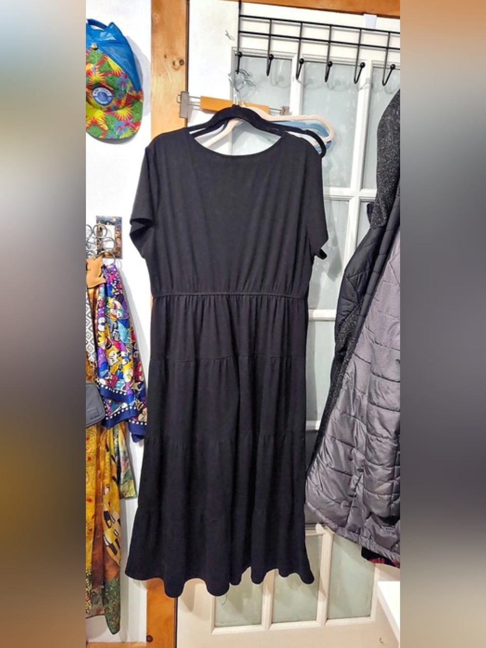 SHEIN Curve Black Maxi Dress